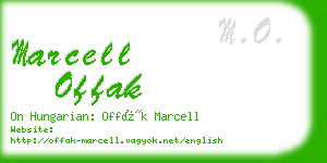 marcell offak business card